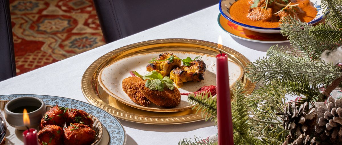 Festive dining at Colonel Saab