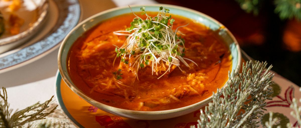 Festive dining at Colonel Saab