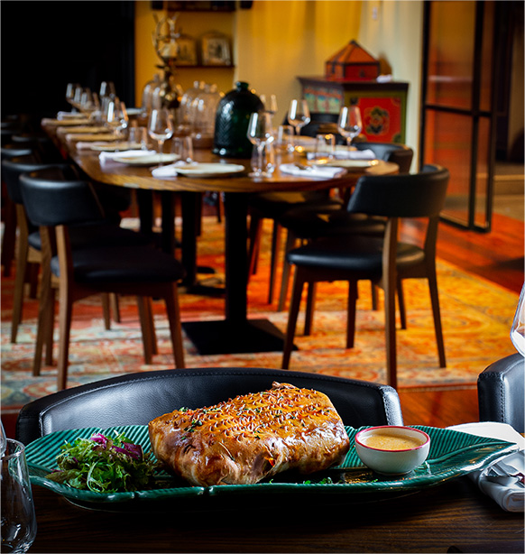 indian fine dining london luxury restaurant interior