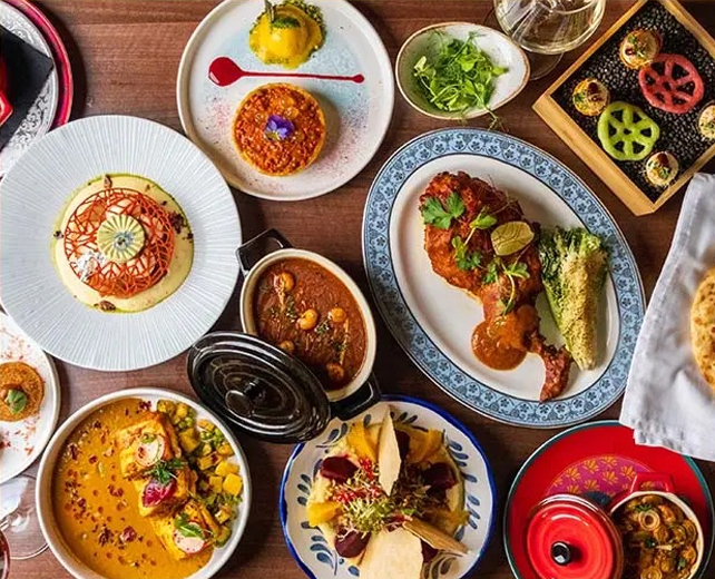 top indian food dishes in london for beginners with curry biryani and naan